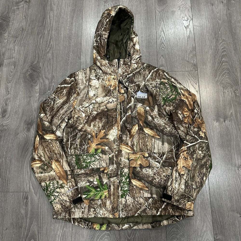 Yukon Gear Realtree Edge Camo Insulated Hunting Parka Jacket Size M